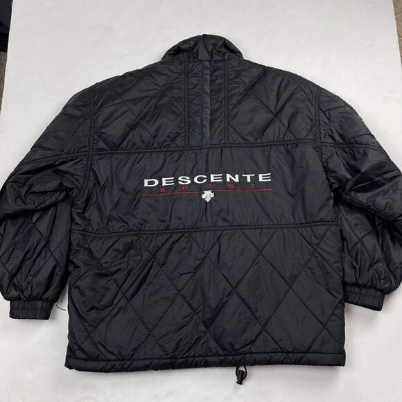 Descente Men's PADDED Jackets Size M Black puffer - Picture 3 of 16
